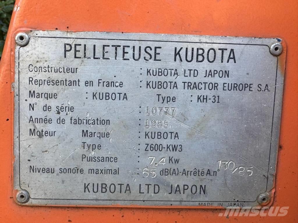 Kubota KH-31 Mini cranes
