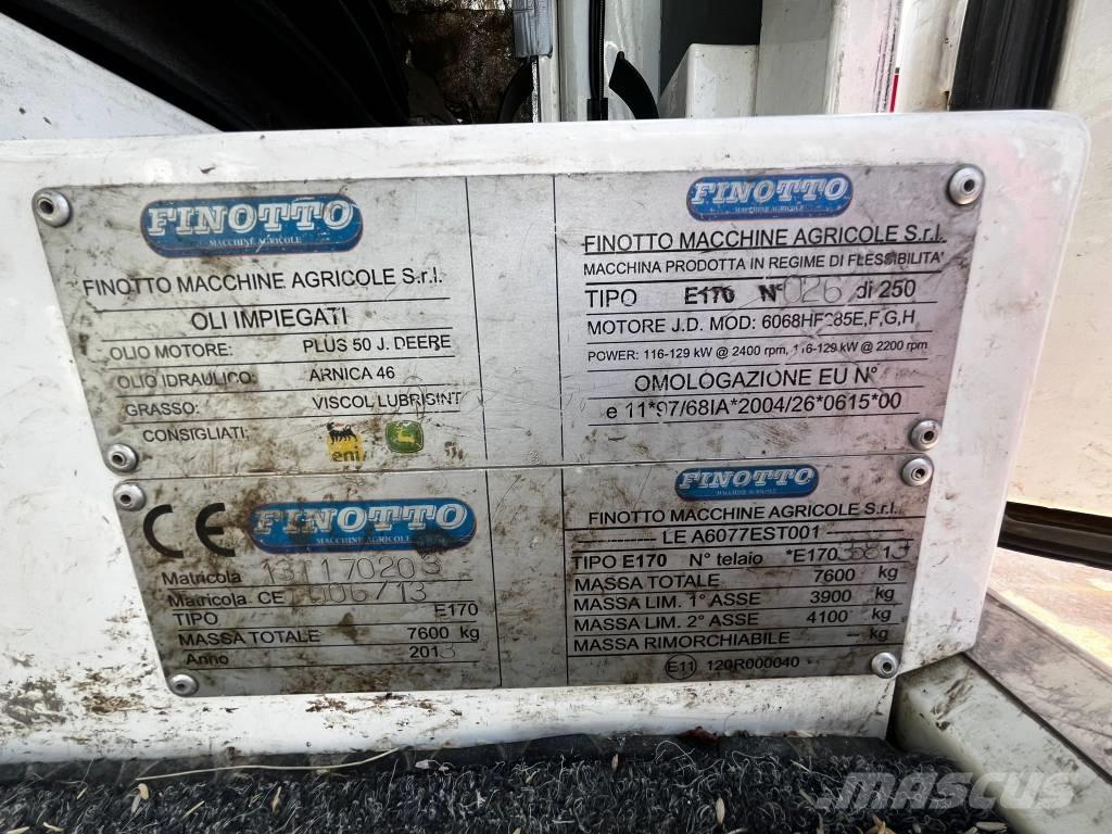  Finotto E170 Sprayer fertilizers