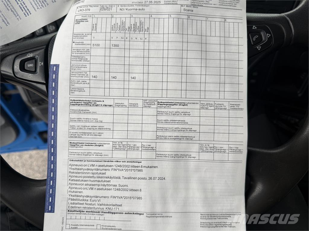 Scania P 410 6X2 Crane trucks
