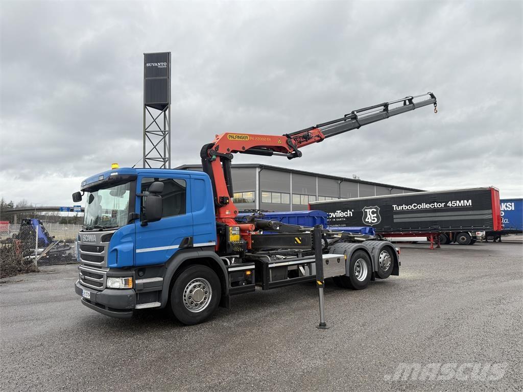 Scania P 410 6X2 Crane trucks