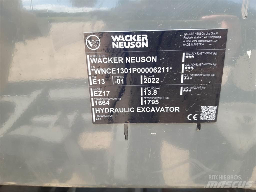 Wacker Neuson EZ17 Crawler excavators
