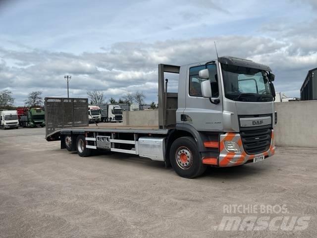DAF CF 330 Beavertail Flatbed / winch trucks