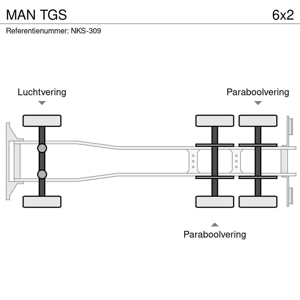 MAN TGS Cable lift demountable trucks