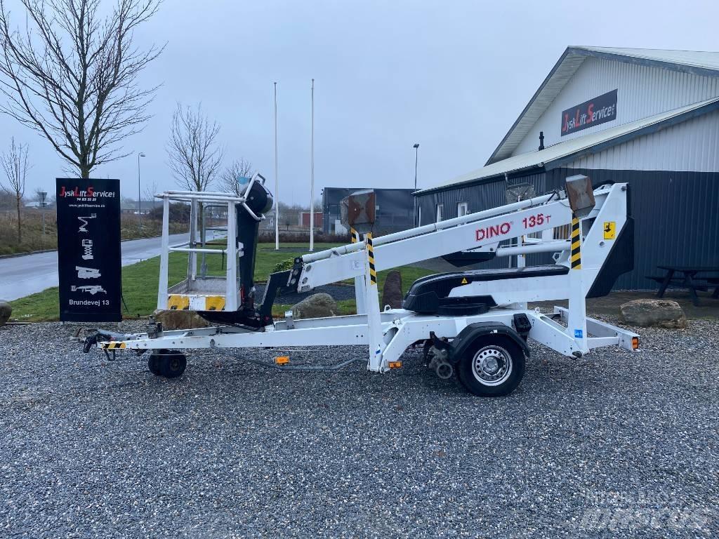 Dino 135 T Trailer mounted aerial platforms
