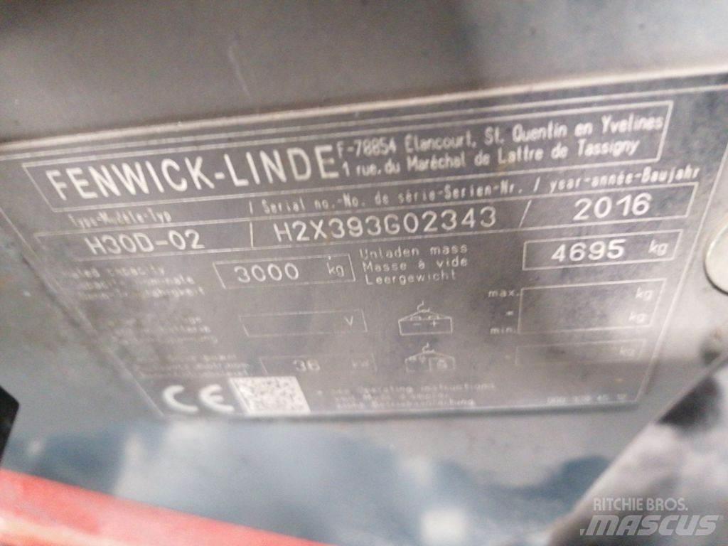 Linde H30D-02 Diesel trucks
