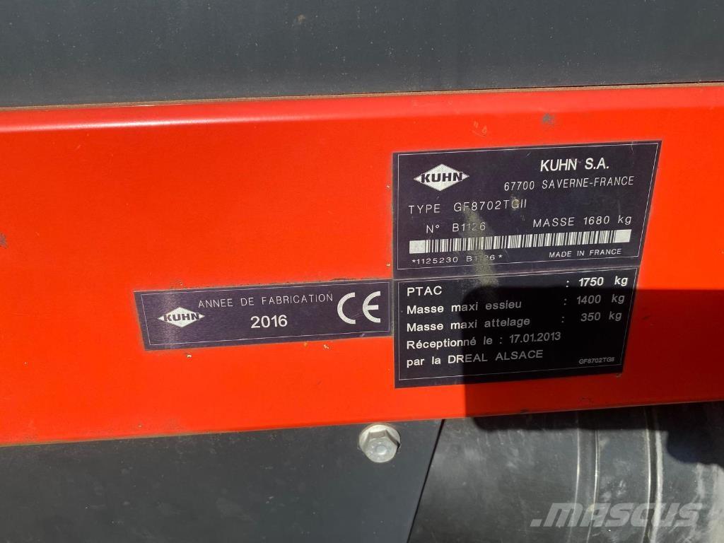 Kuhn GF8702T GII Rakes and tedders