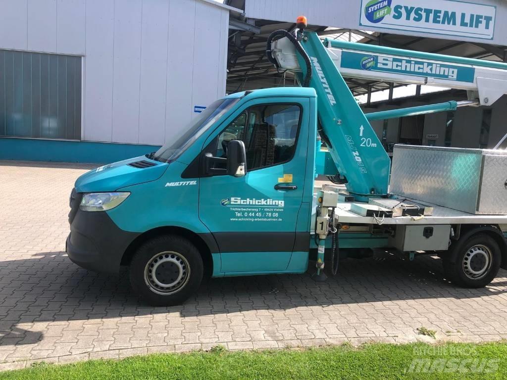 Multitel MJ 201 Truck & Van mounted aerial platforms
