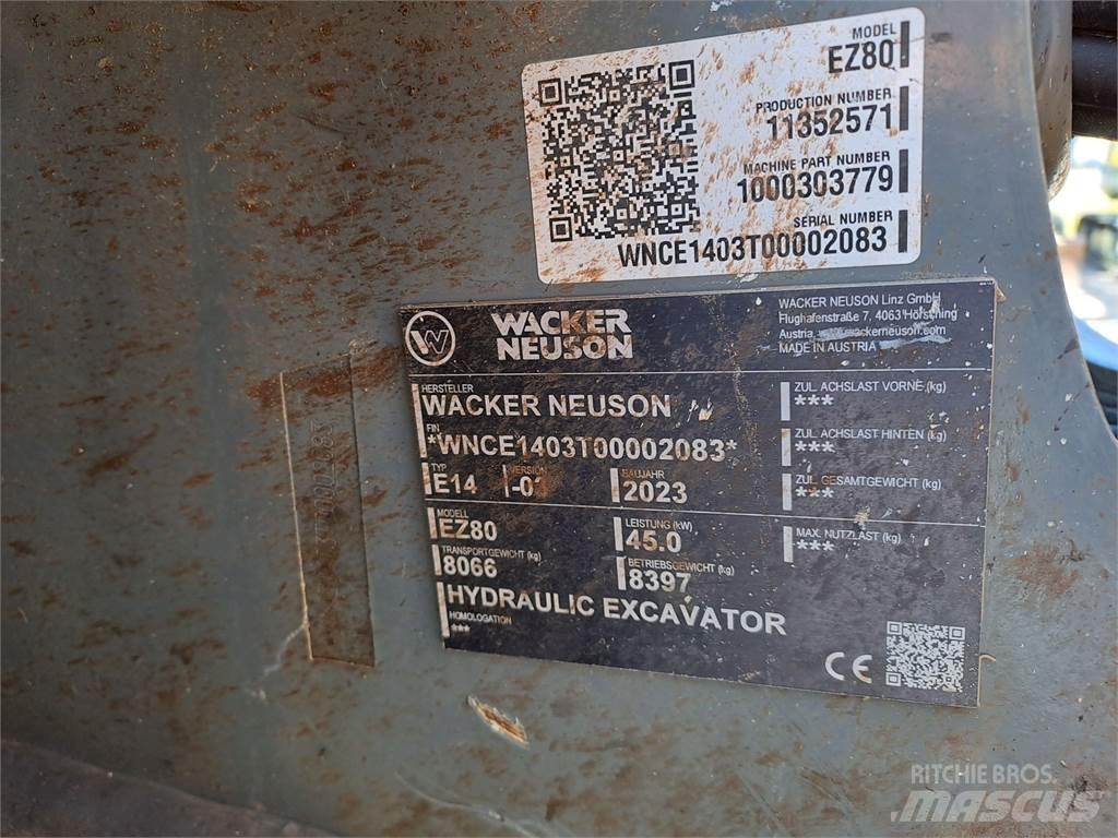 Wacker Neuson EZ80 Crawler excavators