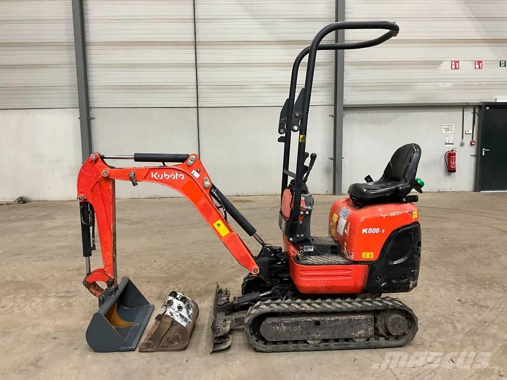 Kubota K 008-3 Mini excavators < 7t (Mini diggers)