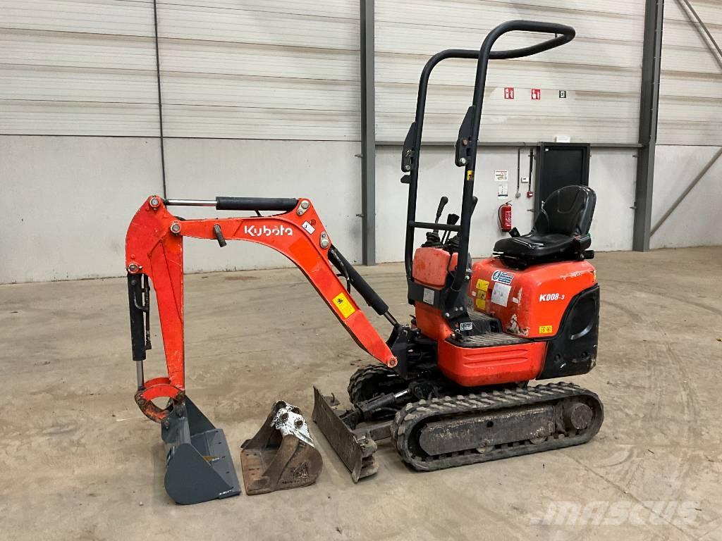 Kubota K 008-3 Mini excavators < 7t (Mini diggers)