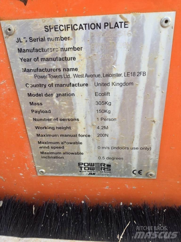 JLG Ecolift 50 Vertical mast lifts