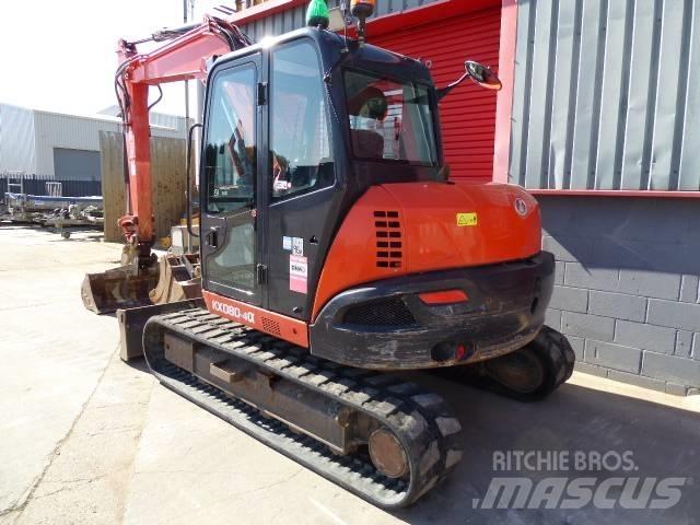 Kubota KX 080-4 Midi excavators  7t - 12t