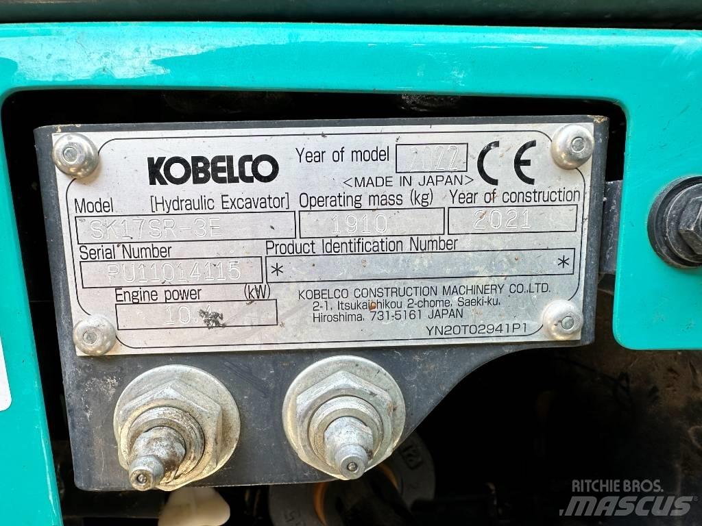 Kobelco SK17SR-3E Mini excavators < 7t (Mini diggers)