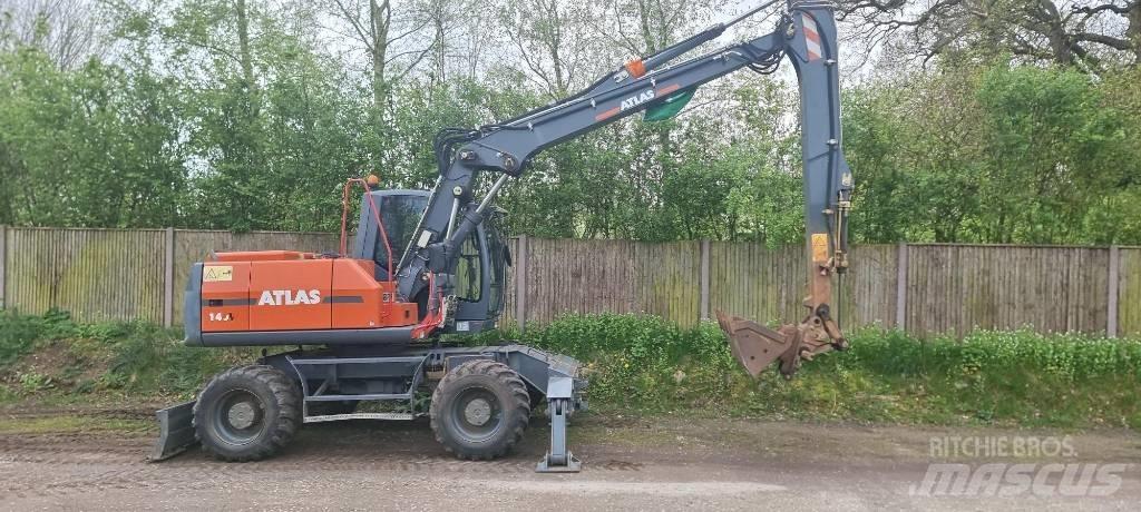 Atlas 140 W Wheeled excavators
