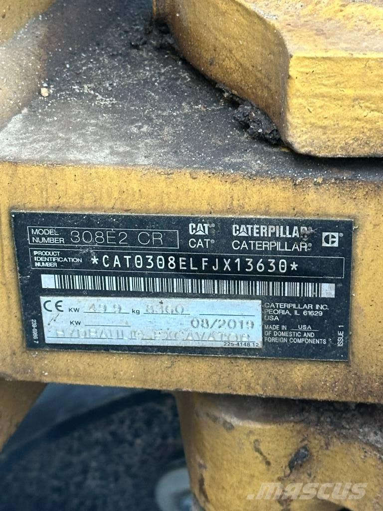 CAT 308 E 2 CR Midi excavators  7t - 12t