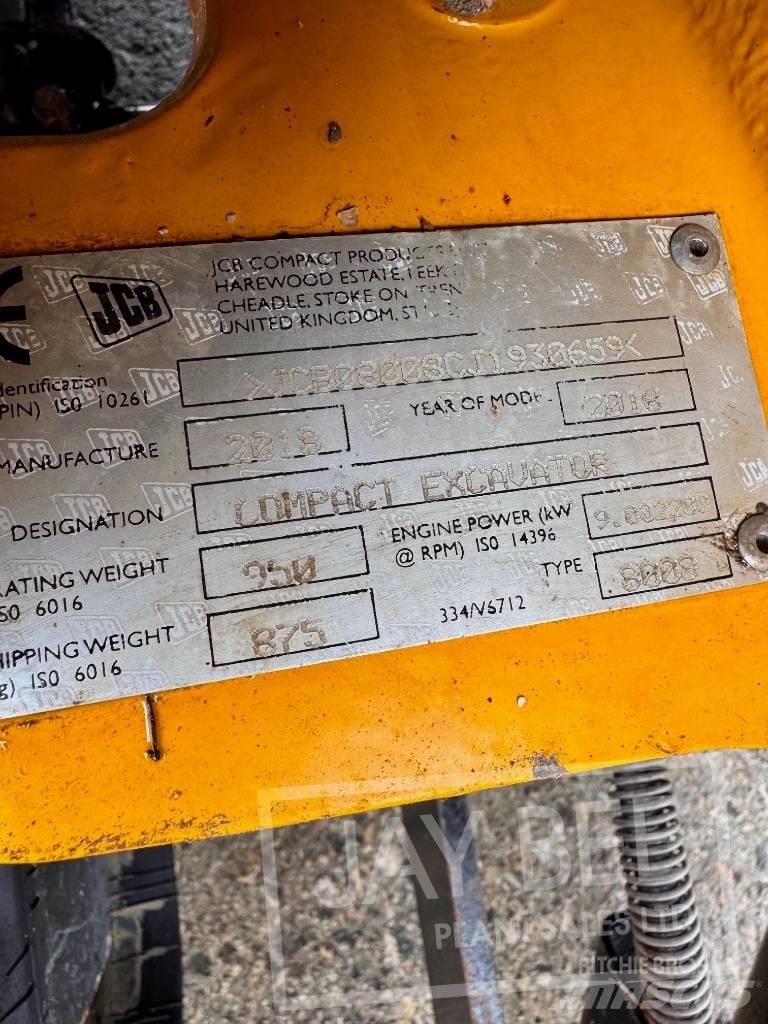 JCB Micro Mini excavators < 7t (Mini diggers)