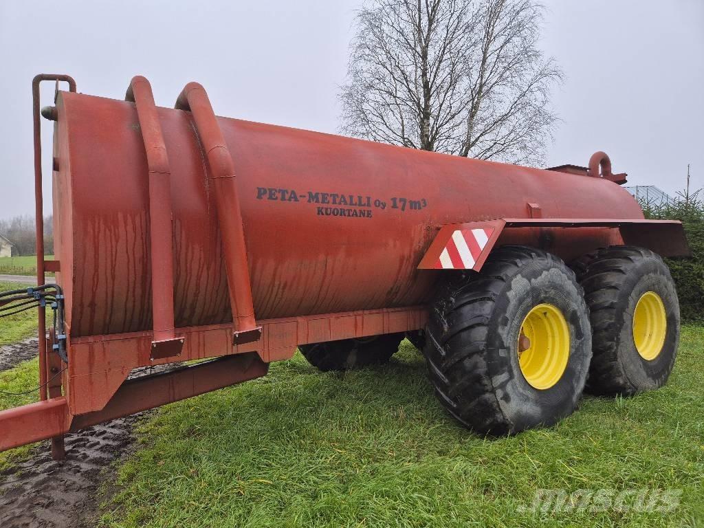  Peta 17m3 Slurry tankers