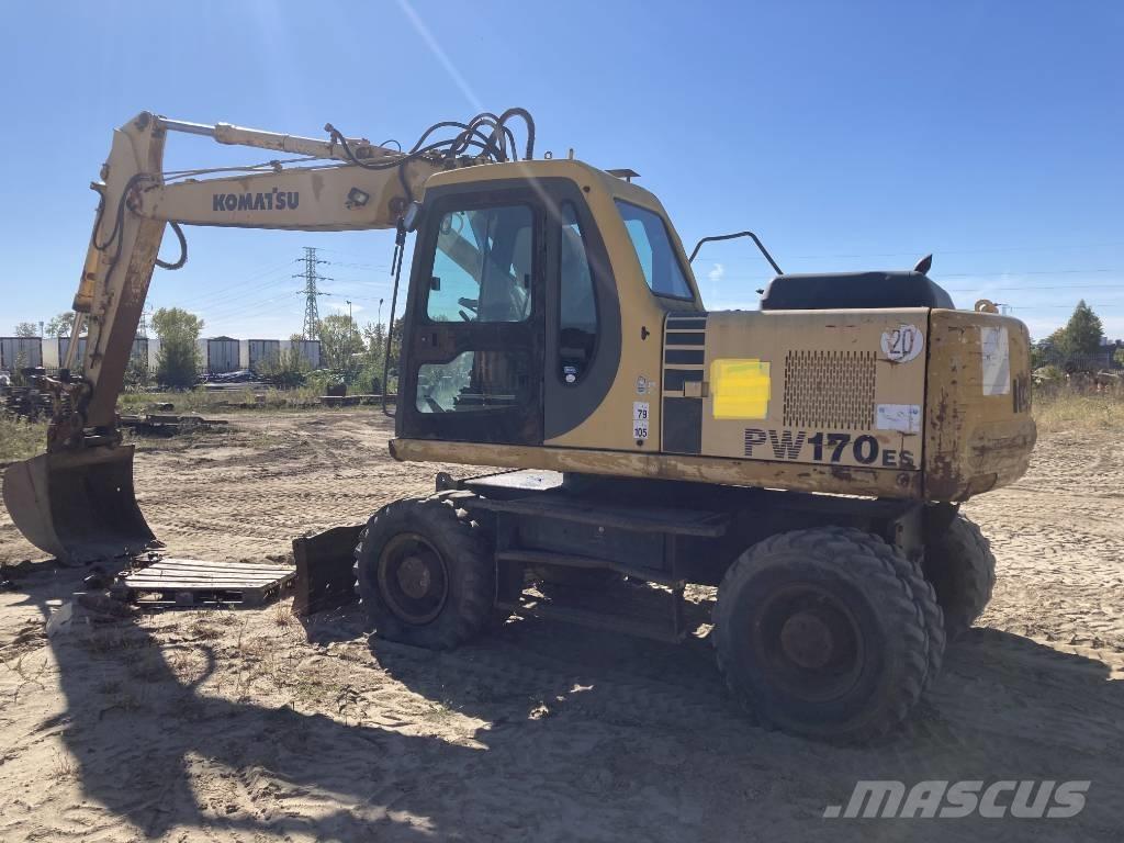 Komatsu PW 170-6 Wheeled excavators