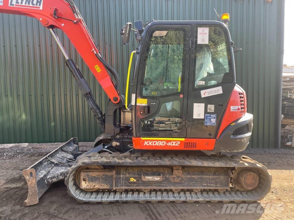 Kubota KX 080-4a2 Midi excavators  7t - 12t