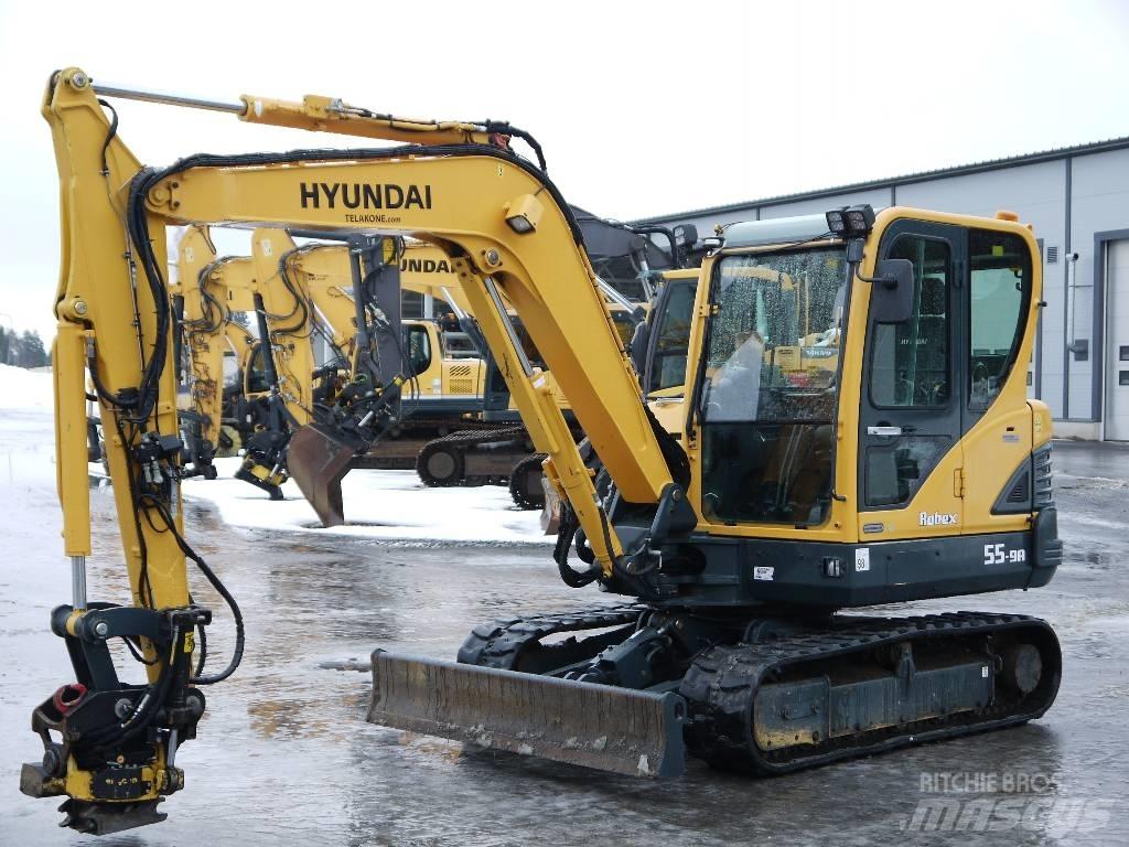 Hyundai R 55-9A Mini excavators < 7t (Mini diggers)