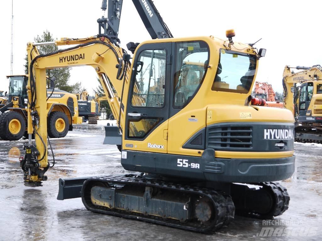 Hyundai R 55-9A Mini excavators < 7t (Mini diggers)