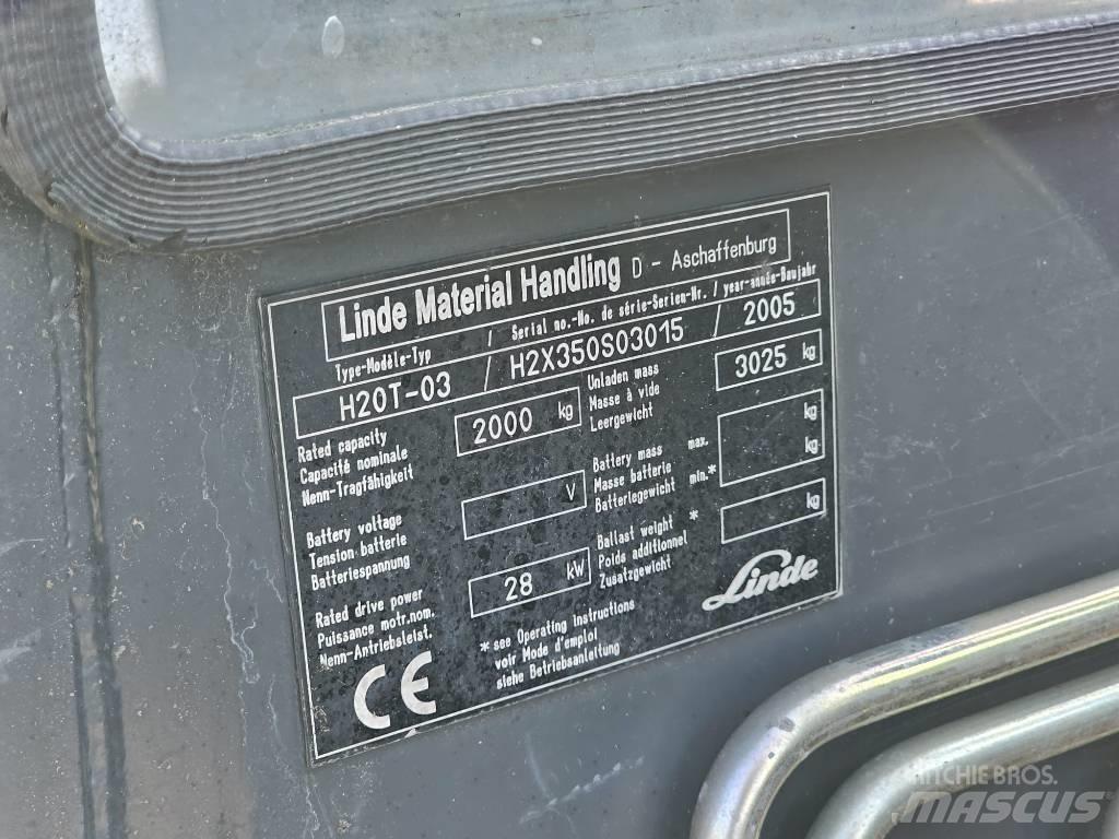 Linde H20T-03 LPG trucks
