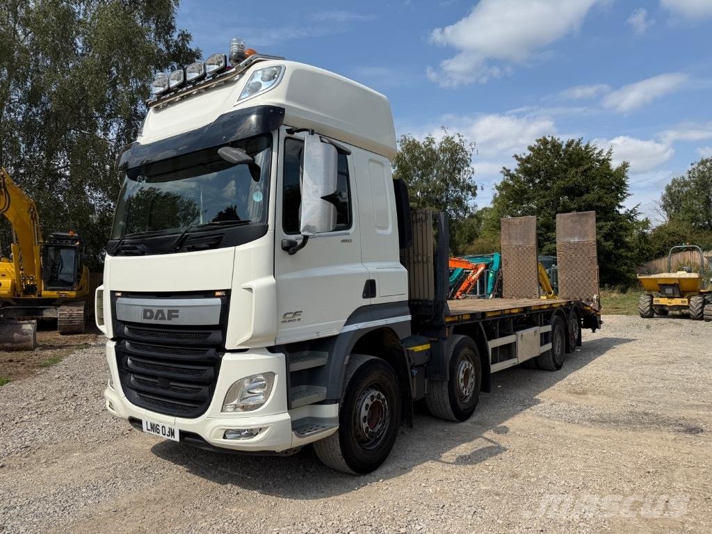 DAF CF 460 Beavertail Flatbed / winch trucks