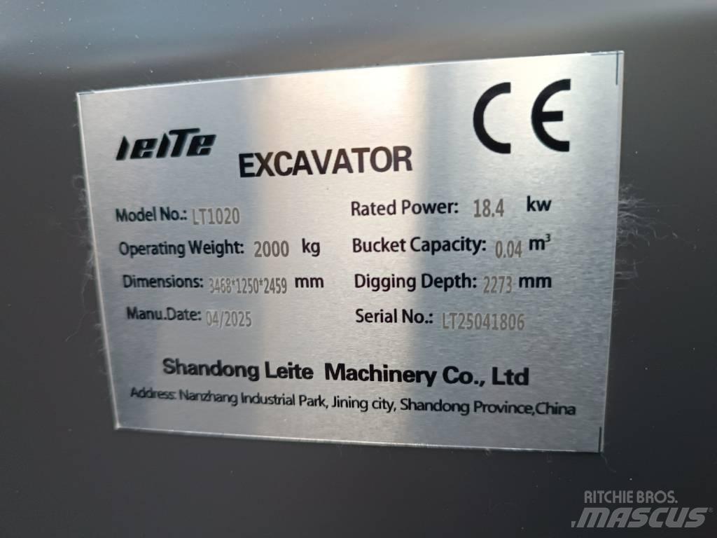 Minibagr Leite 2T Mini excavators < 7t (Mini diggers)