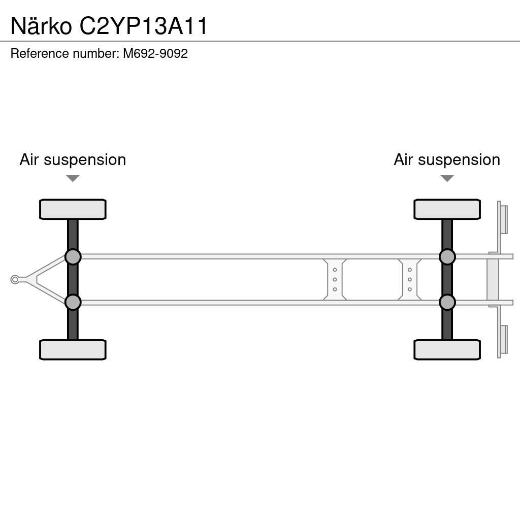Närko C2YP13A11 Curtainsider trailers