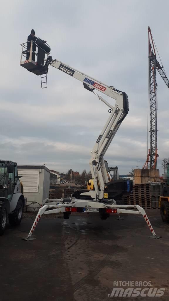 Dino 180 XT II Trailer mounted aerial platforms