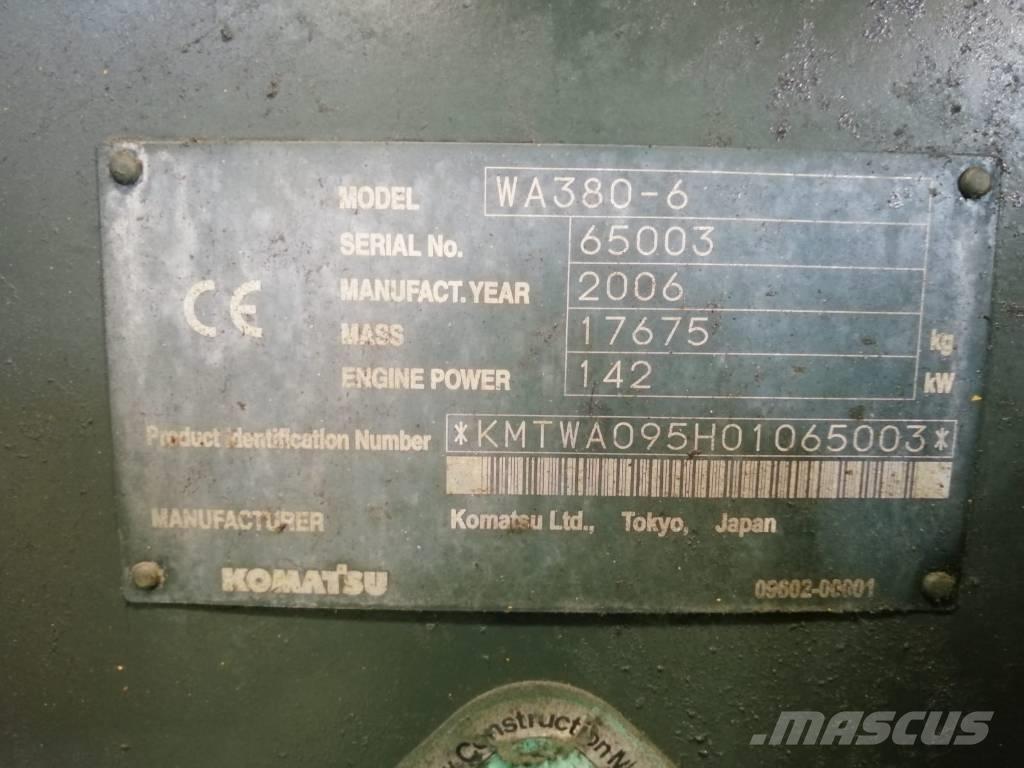 Komatsu WA 380-6 Wheel loaders