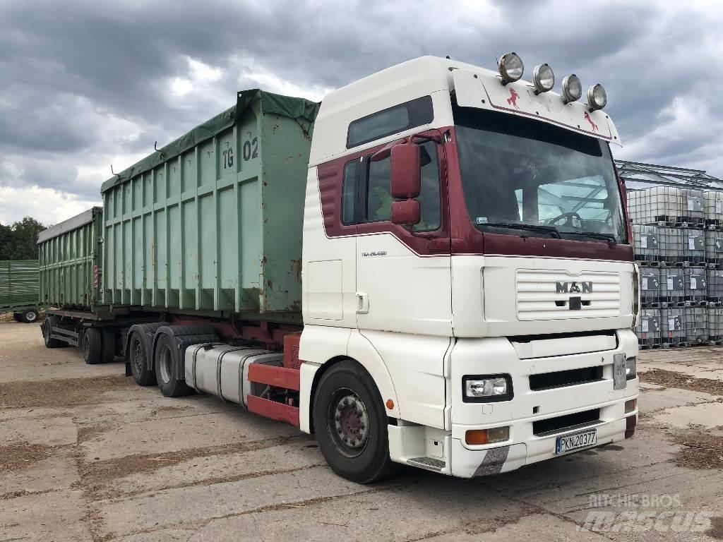 MAN TGA26.460 Cable lift demountable trucks