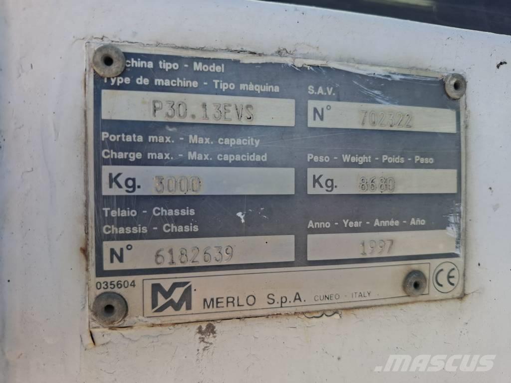 Merlo P 30.13 EVS Booms and arms