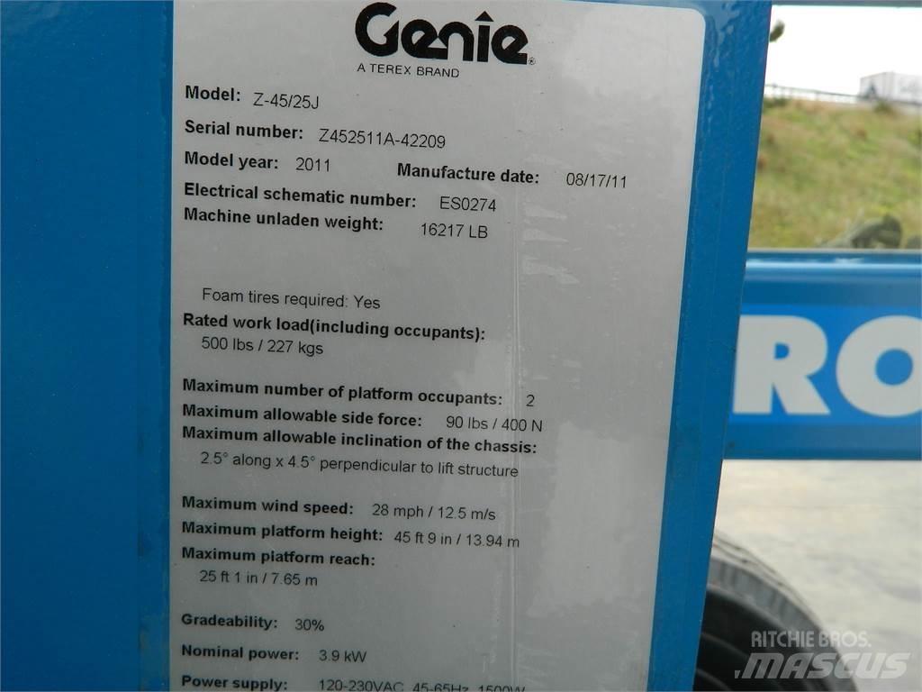 Genie Z45 25JDC Articulated boom lifts