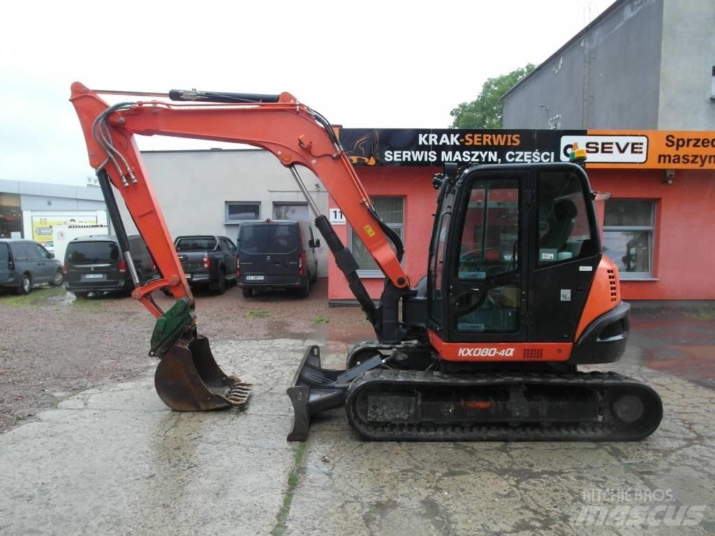 Kubota KX 080-4 Midi excavators  7t - 12t