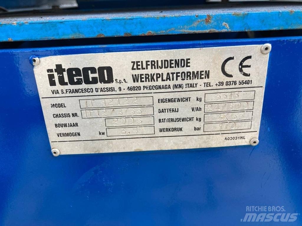 Iteco IT 12122 Scissor lifts