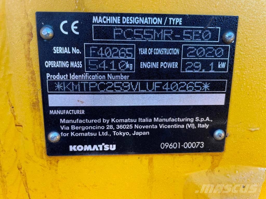 Komatsu PC55MR-5E0 Mini excavators < 7t (Mini diggers)