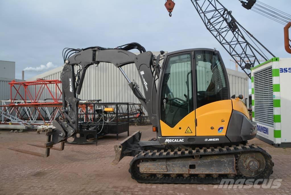 Mecalac 8 MCR Midi excavators  7t - 12t