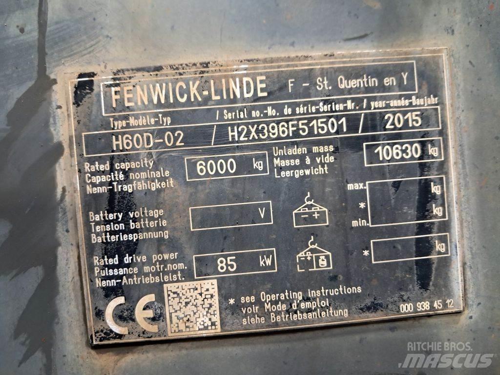 Linde H60D-02 Diesel trucks