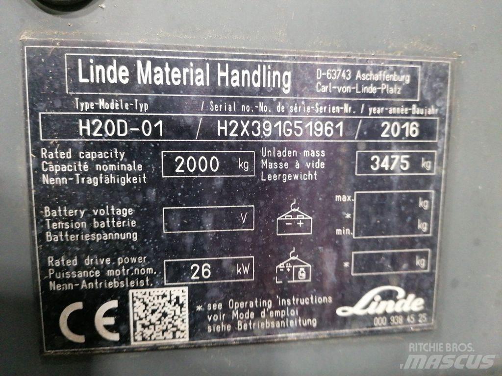 Linde H20D-01 Diesel trucks
