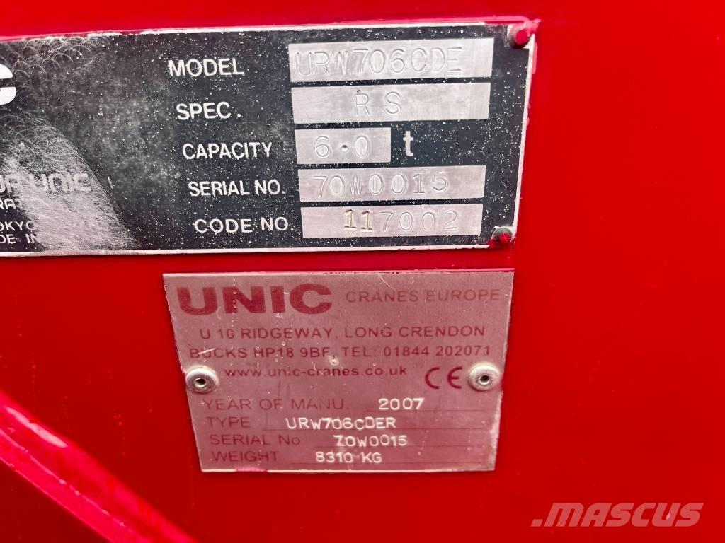 Unic URW 706 Mini cranes