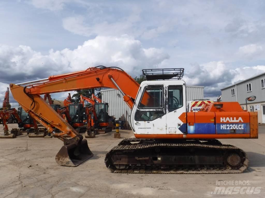 Halla HE220LCE Crawler excavators