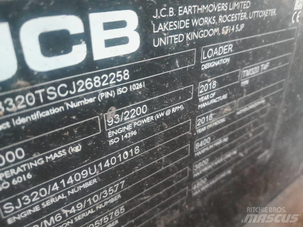 JCB TM 320 Telehandlers for agriculture