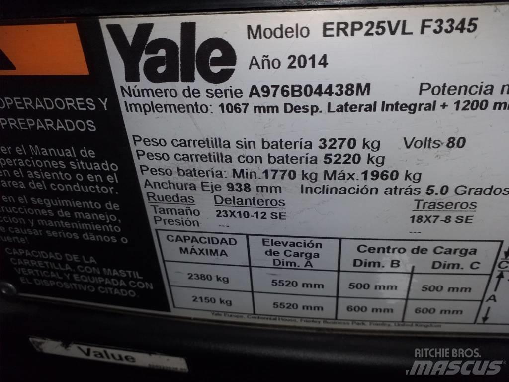 Yale ERP25VL Electric forklift trucks
