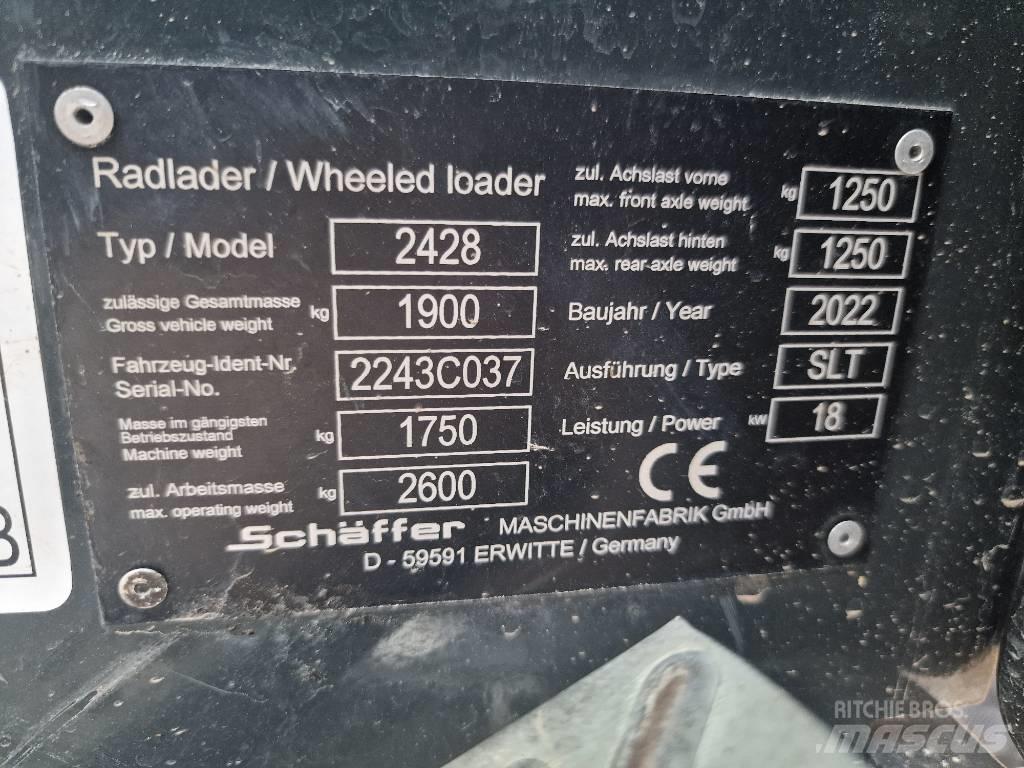 Schäffer 2428 SLT Wheel loaders