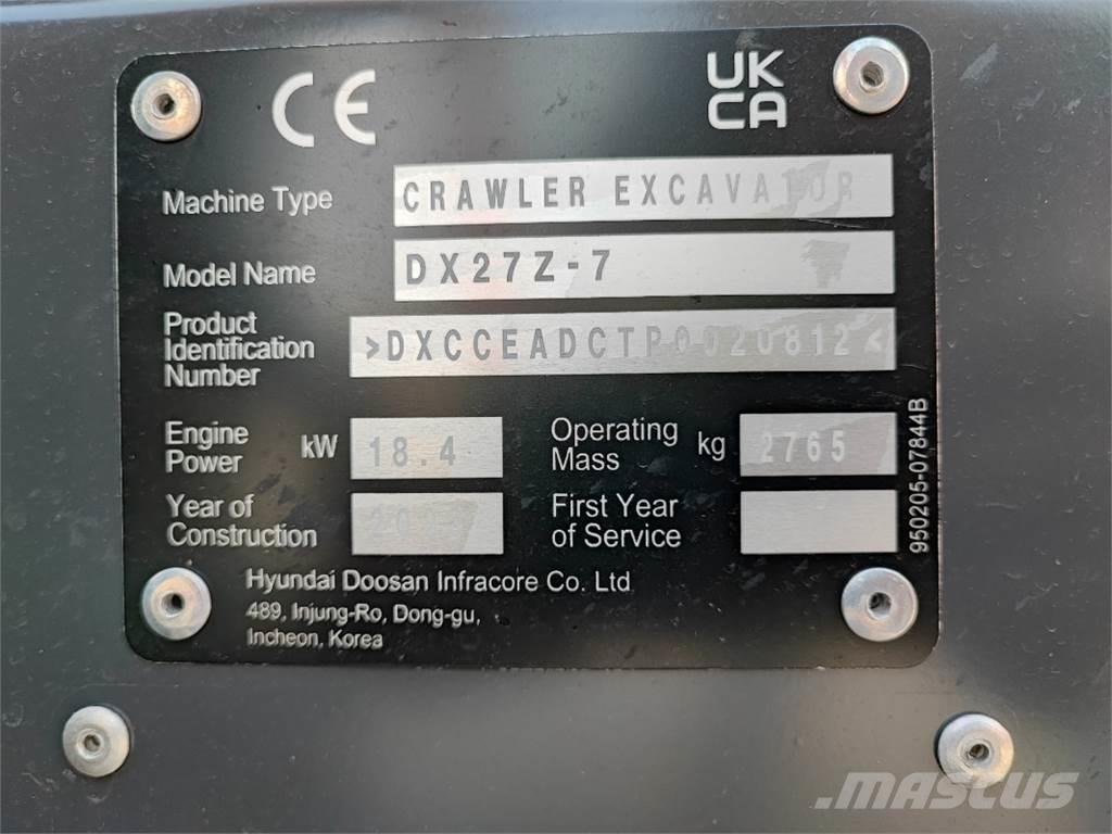 Develon DX27Z-7 Agriculture - Others