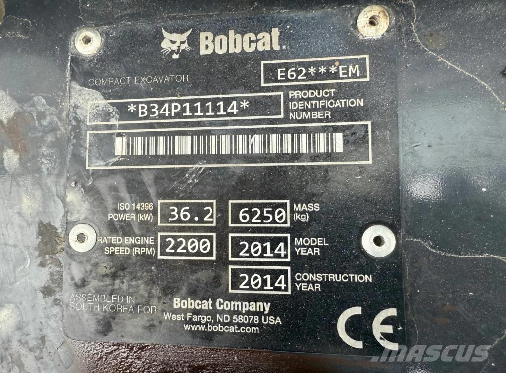 Bobcat E 62 Mini excavators < 7t (Mini diggers)