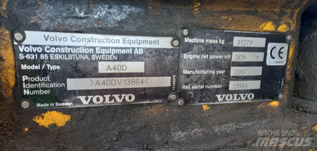 Volvo A 40 D Articulated Dump Trucks (ADTs)