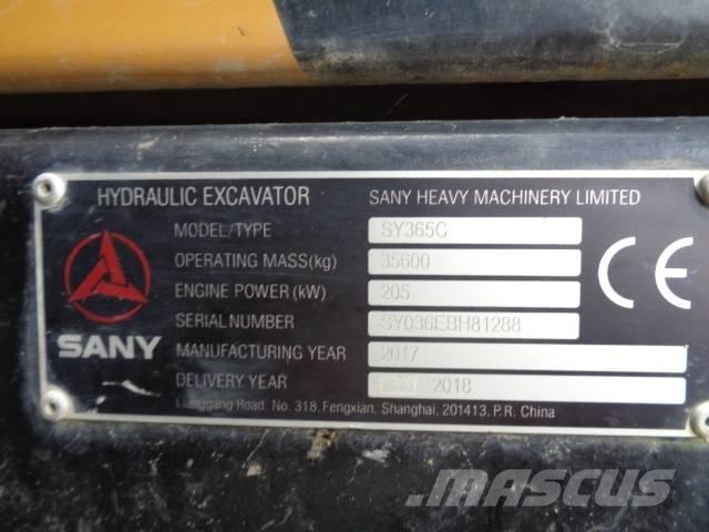 Sany SY 365 C Crawler excavators