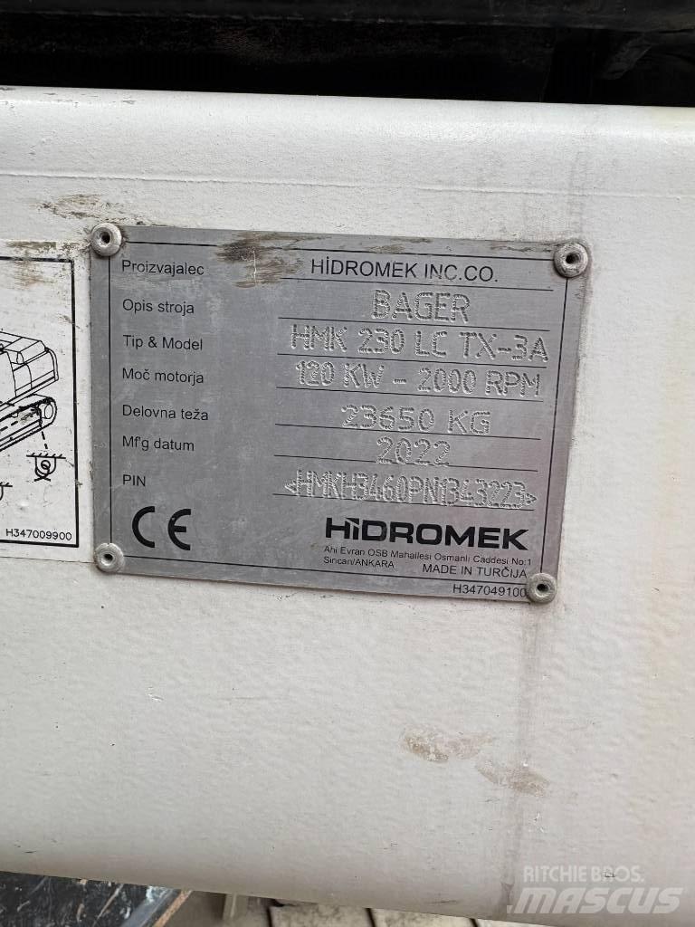 Hidromek 230 LC TX Demolition excavators